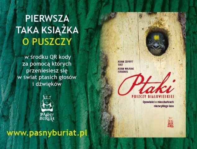 Ptaki Puszczy Białowieskiej - spotkanie autorskie online z Adamem Zbyrytem
