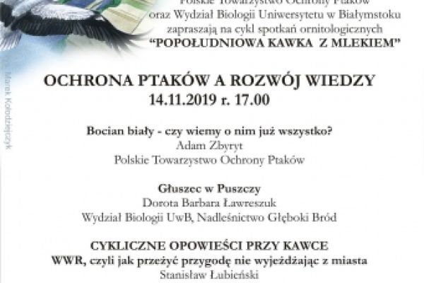 OCHRONA PTAKÓW A ROZWÓJ WIEDZY